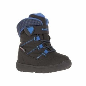 Kamik Kids' Black and Blue Winter Boots